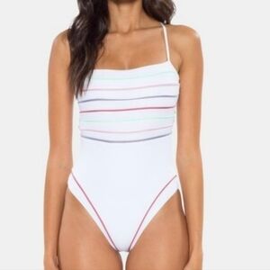 Soluna Swim Total Eclipse One Piece Swimsuit White S